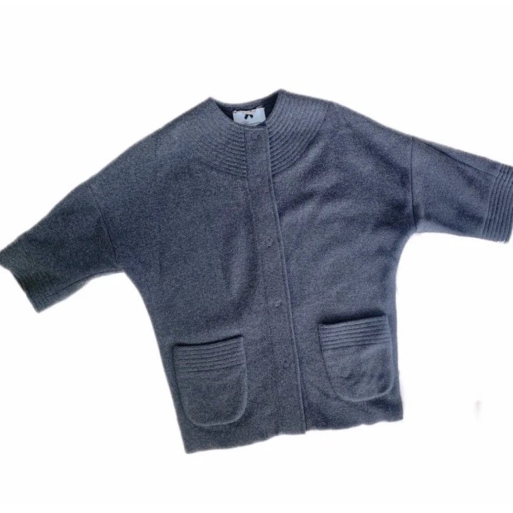 blumarine gray jacket 42